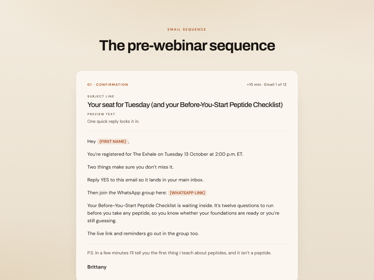 Pre-webinar preview